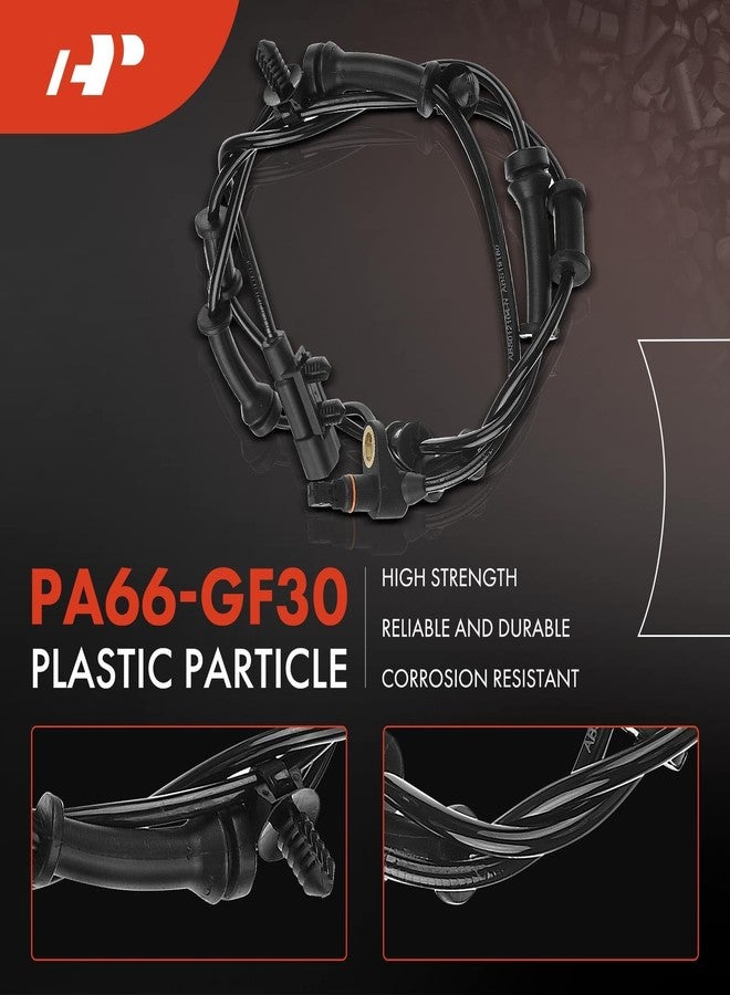 أ-بريميوم مستشعر سرعة العجلة الأمامية اليسرى/اليمنى لنظام منع انغلاق المكابح (ABS) من A-Premium، متوافق مع جيب رانجلر 2007-2017، ورانجلر JK 2018، سعة 3.6 لتر و3.8 لتر - جهة السائق أو الراكب الأمامي، بديل للرقمين 68003281AC و68003281AA - Image 4